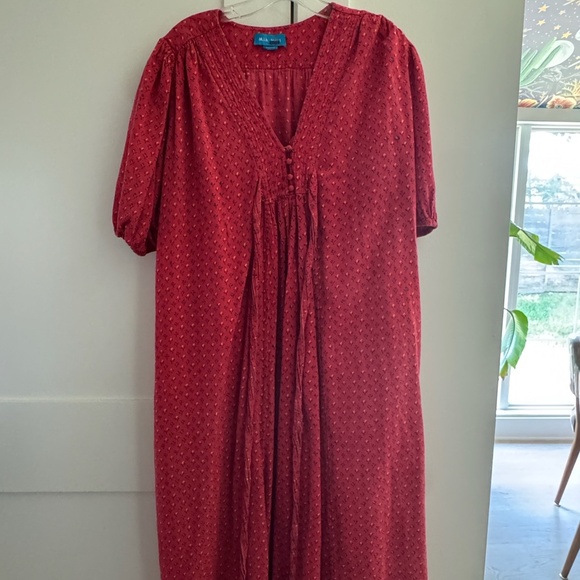 M.i.h. Jeans Red Avery Dress - L - Picture 5 of 6